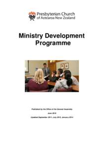 Ministry Development Programme Information Booklet