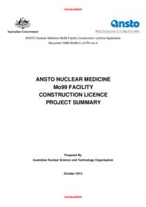 Microsoft Word - ANM-Mo99-C-LA-PS- Project Summary-rev0-U.docx