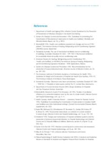 Appendices - Guidelines for the classification and design of isolation rooms in health care facilities - Victorian Advisory Committee on Infection Control 2007