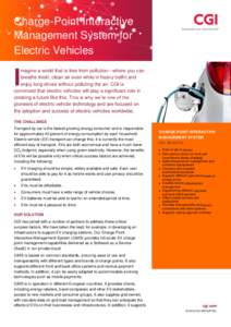 Charge-Point Interactive Management System for Electric Vehicles I