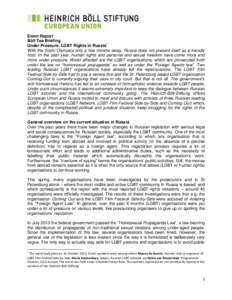 LGBT rights in Russia / Asia / Russian LGBT network / LGBT social movements / LGBT rights in Ukraine / Nikolay Alexeyev / Russia / Human rights in Russia / LGBT