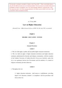LAW_on_HIGHER_EDUCATION_2005