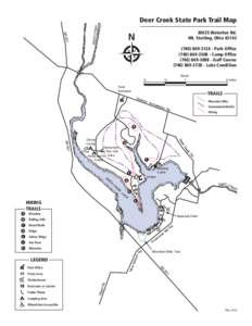 SR 207  DE E R C RE E K  Deer Creek State Park Trail Map