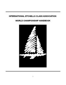 INTERNATIONAL ETCHELLS CLASS ASSOCIATION WORLD CHAMPIONSHIP HANDBOOK 1  1