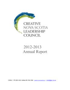 Microsoft Word - CNSLC Annual Report 2013 Final.docx