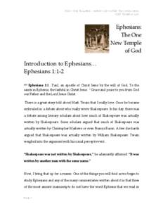 Microsoft Word - Lesson 1_Introduction...Ephesians[removed]doc