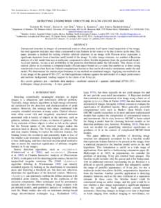 The Astrophysical Journal, 813:66 (15pp), 2015 November 1  doi:637X © 2015. The American Astronomical Society. All rights reserved.