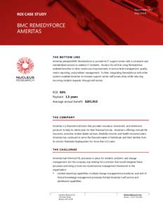 Microsoft Word - o92 - BMC Remedyforce ROI case study - Ameritas.docx