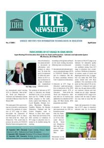 IITE NEWSLETTER No. 2’2001 UNESCO INSTITUTE FOR INFORMATION TECHNOLOGIES IN EDUCATION