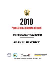 ADAKLU DISTRICT  Copyright © 2014 Ghana Statistical Service ii