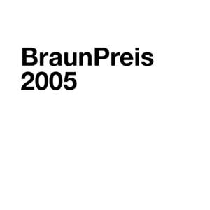 BraunPreis 2005 BraunPreis 2005 Rescue Buoy – Gewinner