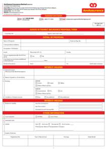 AmGeneral-GoodsInTransitInsuranceProposalForm