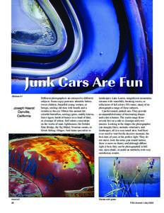 Junk Cars Are Fun Window #1 Joseph Hearst Danville, California