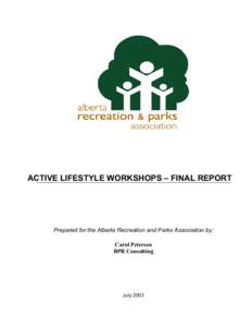 active lifestyles final report.PDF