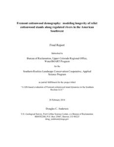 Microsoft Word - Fremont cottonwood population dynamics_SRLCC_FINAL.doc